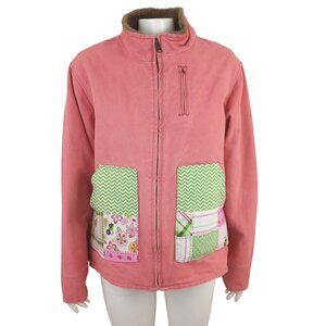 Carhartt Pink Canyon Sandstone Sherpa Lined John Deere Modified Jacket